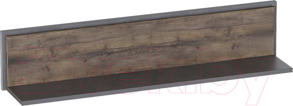 Изображение товара Полка Мебельград Глазго 900 (таксония/металл бруклин)
