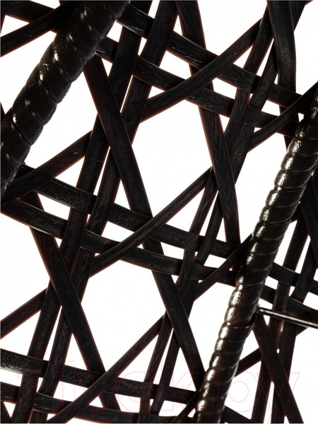 Изображение товара Кресло подвесное M-Group Для двоих Люкс / 11510201 (коричневый ротанг/бежевая подушка)