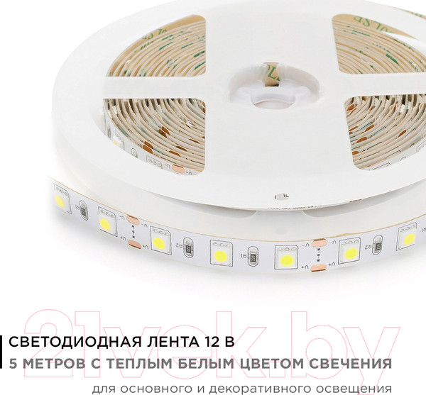 Изображение товара Светодиодная лента Apeyron Electrics СТ SMD5050 / 00-16