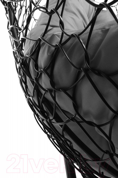 Изображение товара Кресло подвесное M-Group Для двоих / 11450409 (черный ротанг/серая подушка)