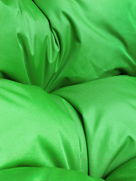 Изображение товара Кресло подвесное M-Group Для двоих / 11450404 (черный ротанг/зеленая подушка)