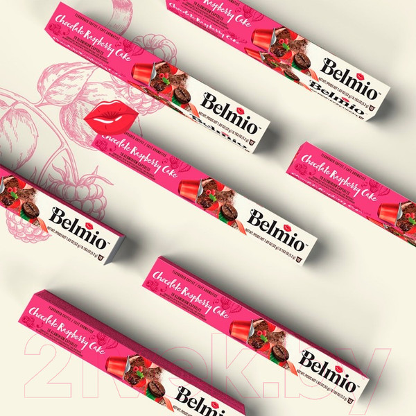 Изображение товара Кофе в капсулах Belmio Chocolate Raspberry стандарта Nespressо (10x5.2г)