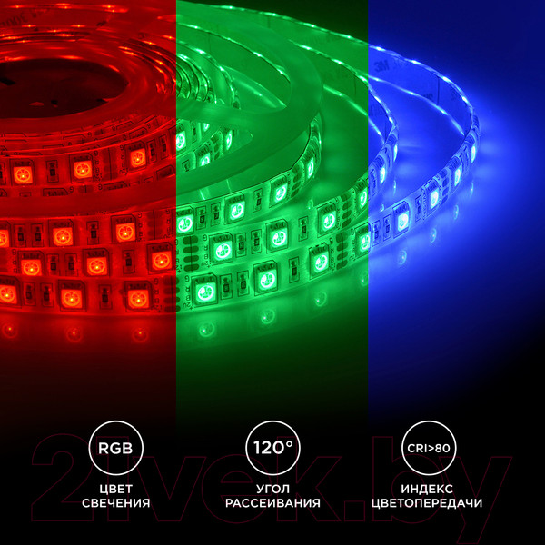 Изображение товара Светодиодная лента Apeyron Electrics СТ SMD5050 / 00-12