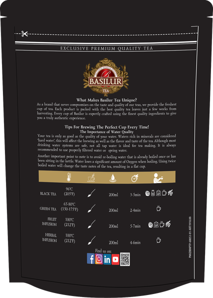 Изображение товара Чайный напиток Basilur Fruit Infusion Blood Orange Красный апельсин (100г)