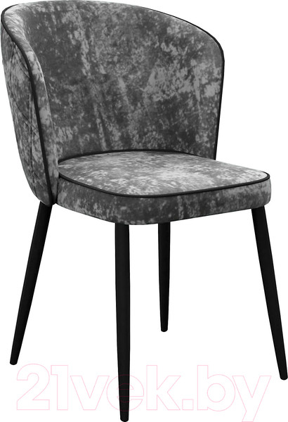 Изображение товара Стул DikLine 347 (микровелюр M14 серый/ножки черные)