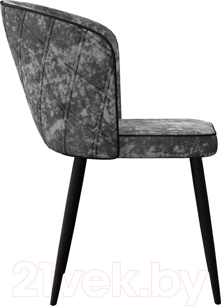 Изображение товара Стул DikLine 347 (микровелюр M14 серый/ножки черные)