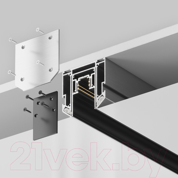 Изображение товара Профиль для шинопровода Maytoni Accessories for tracks Gravity TRA010MP-212S (белый)