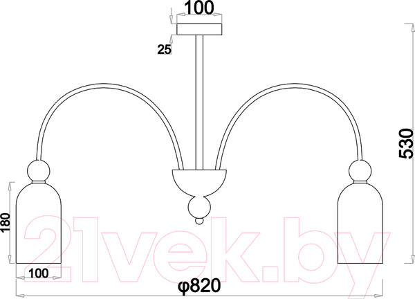 Изображение товара Люстра ESCADA 686/8PL (хром)