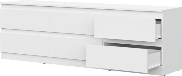 Изображение товара Комод НК Мебель Stern ТВ-6Я 190 / 72677770 (белый)