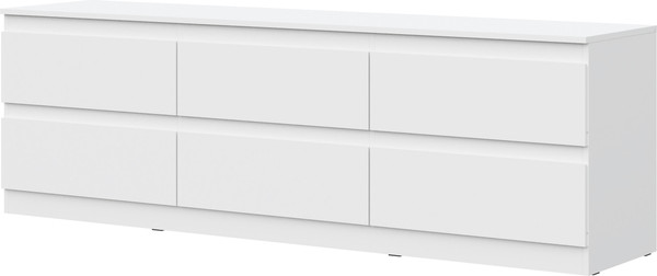 Изображение товара Комод НК Мебель Stern ТВ-6Я 190 / 72677770 (белый)