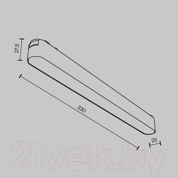 Изображение товара Трековый светильник Maytoni Basis TR080-1-18W4K-B