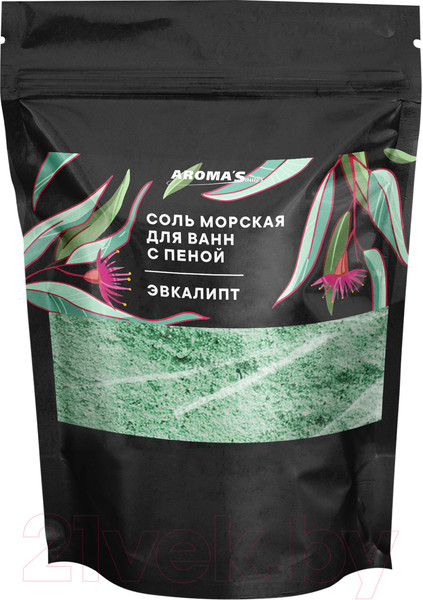 Изображение товара Соль для ванны Aroma Saules Морская Эвкалипт (1.2кг)