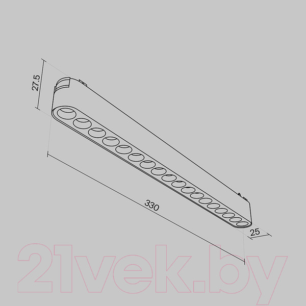 Изображение товара Трековый светильник Maytoni Points TR082-1-18W3K-M-W