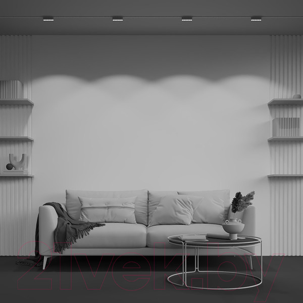 Изображение товара Трековый светильник Maytoni Points TR082-1-6W3K-M-W