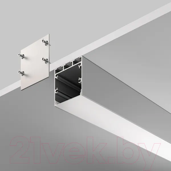 Изображение товара Профиль для светодиодной ленты Maytoni ALM-3535B-S-2M (серебро)