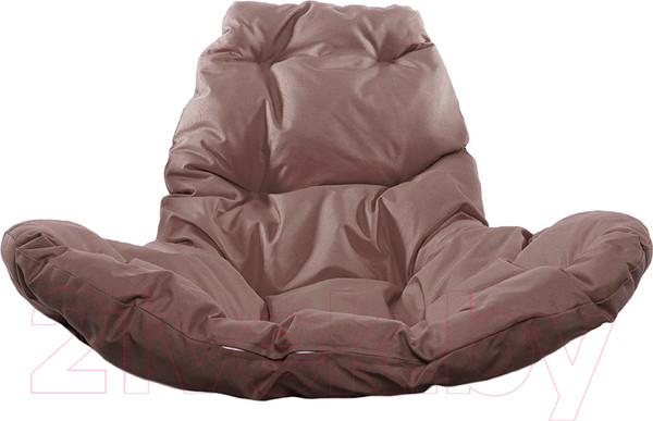 Изображение товара Кресло подвесное M-Group Капля Люкс / 11030205 (коричневый ротанг/коричневая подушка)