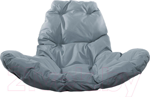 Изображение товара Кресло подвесное M-Group Капля Люкс / 11030409 (черный ротанг/серая подушка)