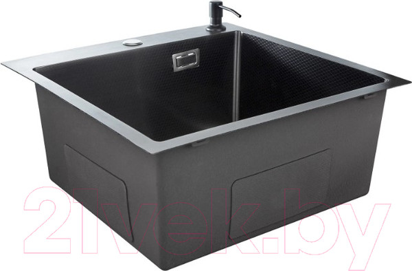 Изображение товара Мойка кухонная STELLAR S5050NB-D (нано черный)