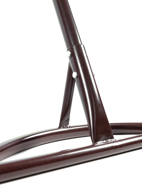 Изображение товара Кресло подвесное M-Group Капля / 11020208 (коричневый ротанг/розовая подушка)