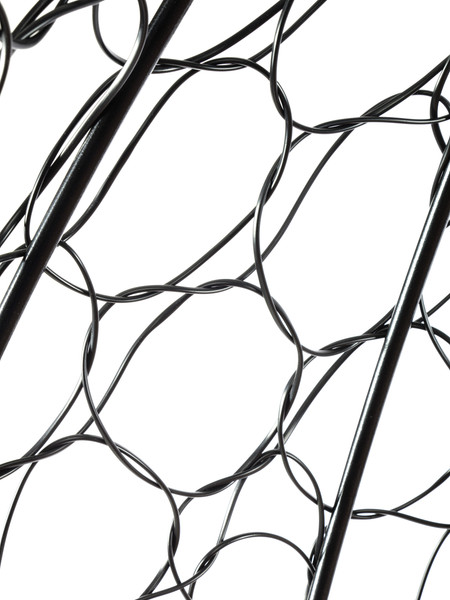 Изображение товара Кресло подвесное M-Group Капля / 11020404 (черный ротанг/зеленая подушка)