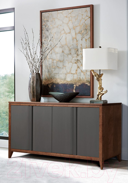 Изображение товара Тумба Гомельдрев Аспен ГМ 1625 Дуб (антрацит/табак)