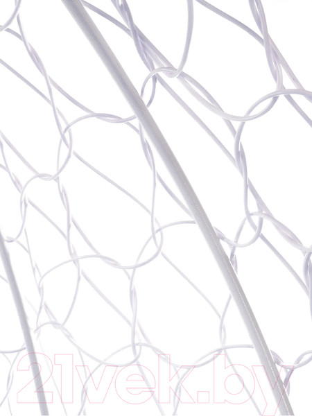 Изображение товара Кресло садовое M-Group Кокос на подставке / 11590110 (белый ротанг/синяя подушка)