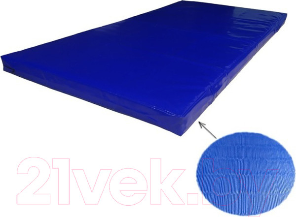 Изображение товара Гимнастический мат Dinamika ZSO-004128 (2x1.25x0.12, тент/антислип/ппу)