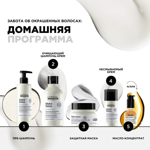 Изображение товара Крем для волос L'Oreal Professionnel Serie Expert Metal Detox (100мл)