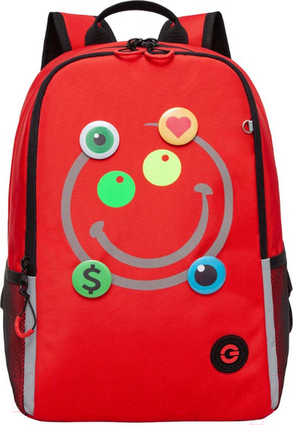 Изображение товара Школьный рюкзак Grizzly RB-351-8 (красный)