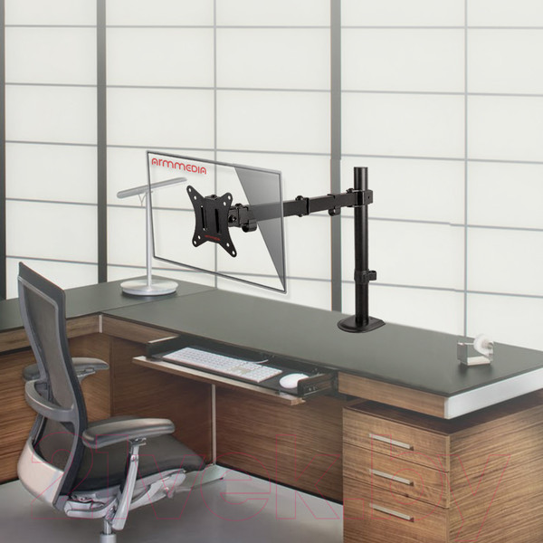 Изображение товара Кронштейн для монитора ARM Media LCD-T10 (черный)