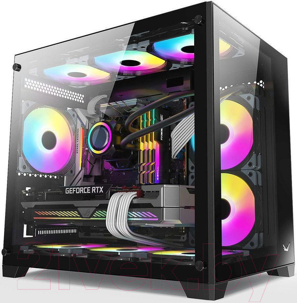 Изображение товара Корпус для компьютера Formula Crystal Z5 (черный, без БП)