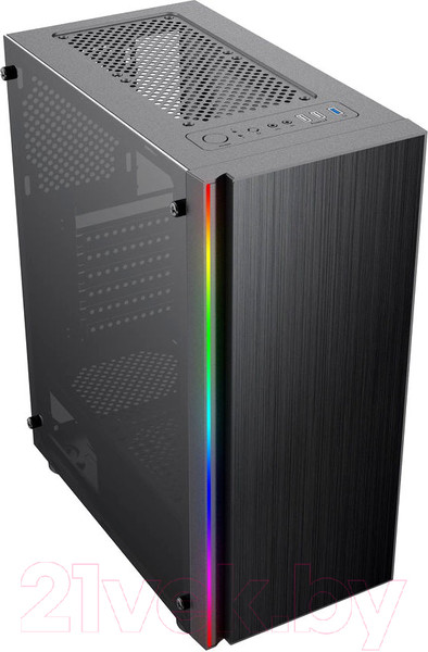 Изображение товара Корпус для компьютера Formula CL-3302B RGB (черный, без БП)