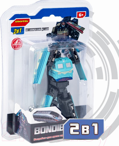 Изображение товара Робот-трансформер Bondibon Bondibot Электровоз / ВВ5901