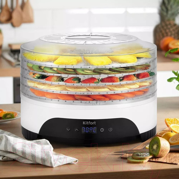 Изображение товара Сушилка для овощей и фруктов Kitfort KT-1953