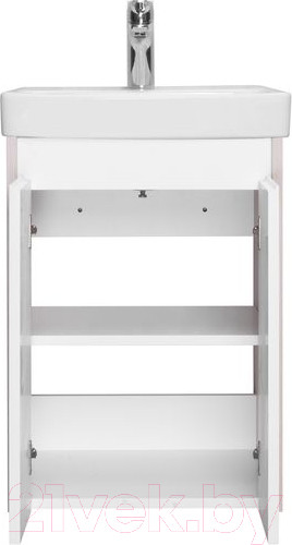 Изображение товара Тумба с умывальником Акватон Сканди Doors 45 1A2787K0SDB20 (белый/дуб верона)