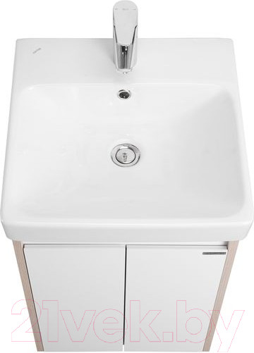 Изображение товара Тумба с умывальником Акватон Сканди Doors 45 1A2787K0SDB20 (белый/дуб верона)