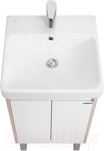 Изображение товара Тумба с умывальником Акватон Сканди Doors 45 1A2787K0SDB20 (белый/дуб верона)