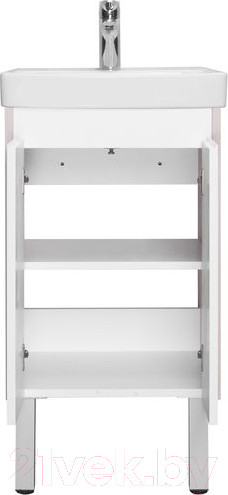 Изображение товара Тумба с умывальником Акватон Сканди Doors 45 1A2787K0SDB20 (белый/дуб верона)