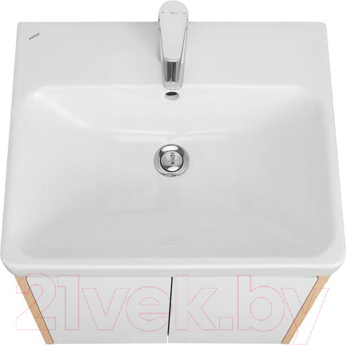 Изображение товара Тумба с умывальником Акватон Сканди Doors 55 1A2788K0SDB20 (белый/дуб верона)