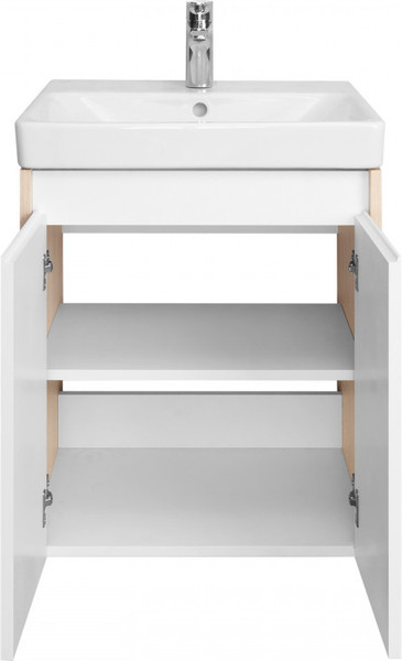 Изображение товара Тумба под умывальник Акватон Сканди Doors 55 / 1A278801SDB20 (белый/дуб верона)