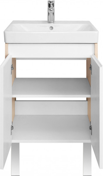 Изображение товара Тумба под умывальник Акватон Сканди Doors 55 / 1A278801SDB20 (белый/дуб верона)
