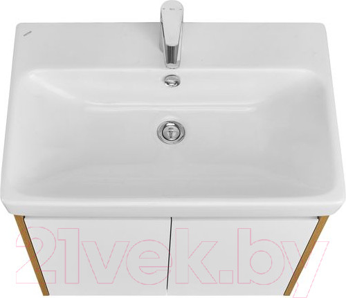 Изображение товара Тумба с умывальником Акватон Сканди Doors 70 1A2789K0SDZ90 (белый/дуб рустикальный)