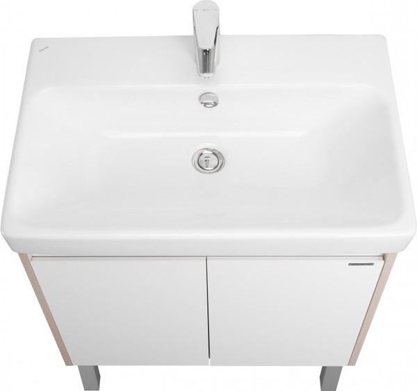 Изображение товара Тумба под умывальник Акватон Сканди Doors 70 / 1A278901SDB20 (белый/дуб верона)