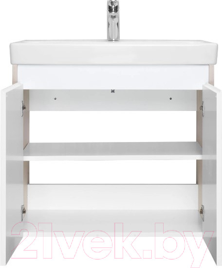 Изображение товара Тумба под умывальник Акватон Сканди Doors 70 / 1A278901SDB20 (белый/дуб верона)