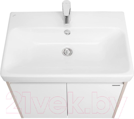 Изображение товара Тумба под умывальник Акватон Сканди Doors 70 / 1A278901SDB20 (белый/дуб верона)