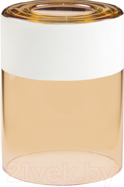 Изображение товара Плафон Элетех Полоса 34-090-в42/h120 Цилиндр (янтарь/белый)