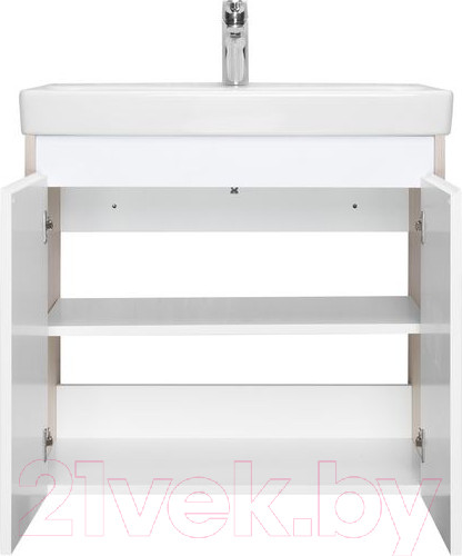 Изображение товара Тумба с умывальником Акватон Сканди Doors 70 1A2789K0SDB20 (белый/дуб верона)