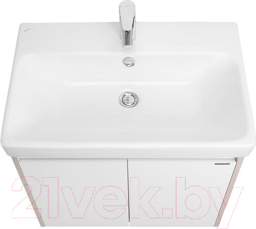 Изображение товара Тумба с умывальником Акватон Сканди Doors 70 1A2789K0SDB20 (белый/дуб верона)