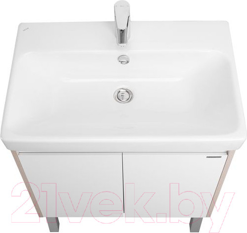 Изображение товара Тумба с умывальником Акватон Сканди Doors 70 1A2789K0SDB20 (белый/дуб верона)