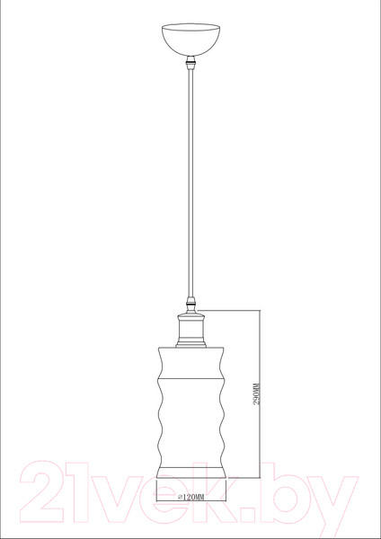 Изображение товара Потолочный светильник ESCADA 1102/1 (венге/бронзовый)